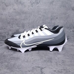 NIKE Vapor Edge Speed 360 Football‎ Cleats Mens 14 Smoke Grey Black White